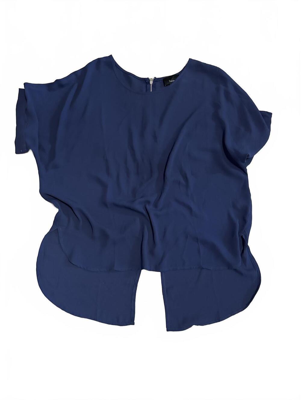 Lumiere Blue short sleeve blouse